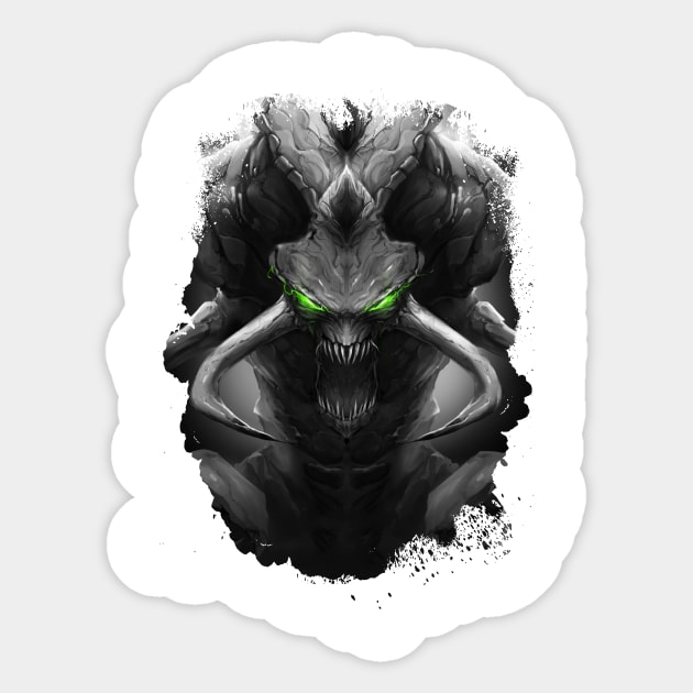 Cho'Gath Sticker by StevenBag